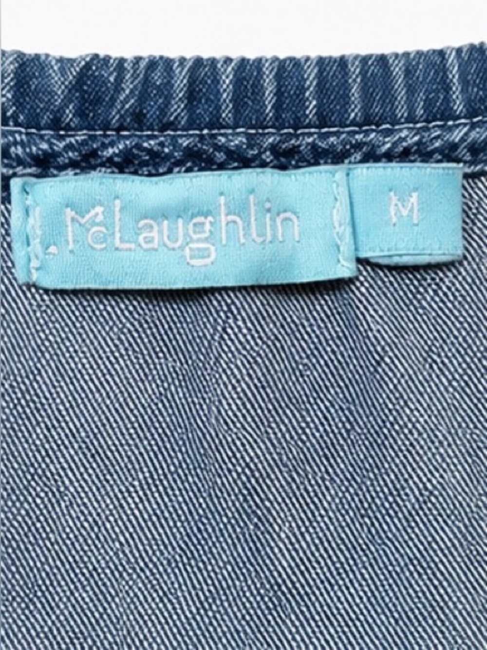 J.McLaughlin Chambray Denim Halter Dress | Size M | Like New 💙 - Picture 6 of 11